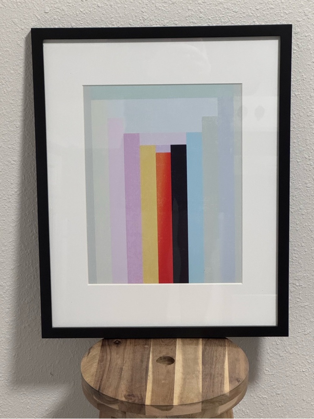 Modern Giclee Print 11x14 & Threshold Gallery Wall 17x21 Black Frame